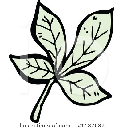 Royalty-Free (RF) Leaf Clipart Illustration by lineartestpilot - Stock Sample #1187087