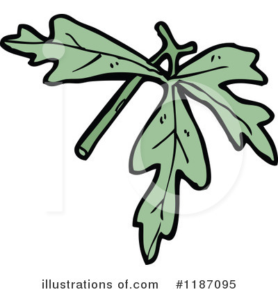 Royalty-Free (RF) Leaf Clipart Illustration by lineartestpilot - Stock Sample #1187095
