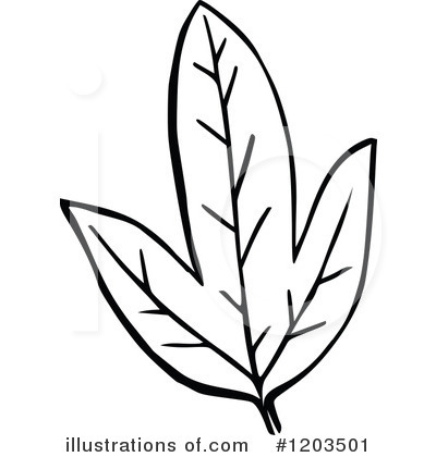 Royalty-Free (RF) Leaf Clipart Illustration by Prawny Vintage - Stock Sample #1203501