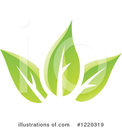Royalty-Free (RF) Leaf Clipart Illustration by cidepix - Stock Sample #1220319