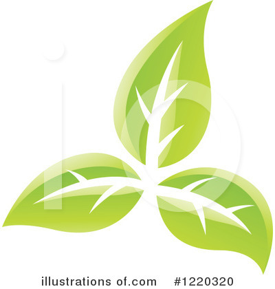 Royalty-Free (RF) Leaf Clipart Illustration by cidepix - Stock Sample #1220320