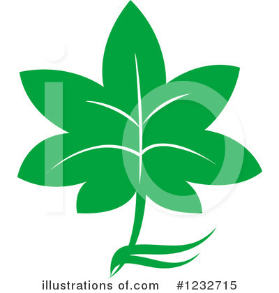 Royalty-Free (RF) Leaf Clipart Illustration by Vector Tradition SM - Stock Sample #1232715