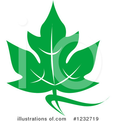 Royalty-Free (RF) Leaf Clipart Illustration by Vector Tradition SM - Stock Sample #1232719
