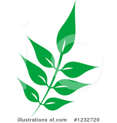 Royalty-Free (RF) Leaf Clipart Illustration by Vector Tradition SM - Stock Sample #1232720