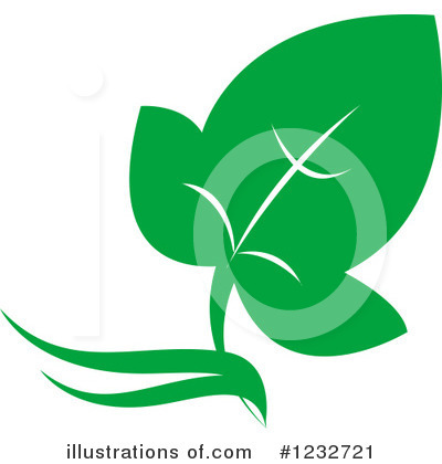 Royalty-Free (RF) Leaf Clipart Illustration by Vector Tradition SM - Stock Sample #1232721