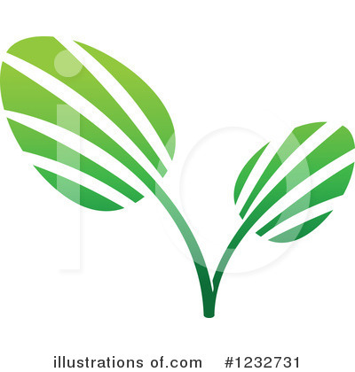 Royalty-Free (RF) Leaf Clipart Illustration by Vector Tradition SM - Stock Sample #1232731