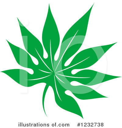 Royalty-Free (RF) Leaf Clipart Illustration by Vector Tradition SM - Stock Sample #1232738