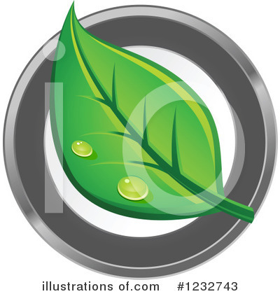 Royalty-Free (RF) Leaf Clipart Illustration by Vector Tradition SM - Stock Sample #1232743