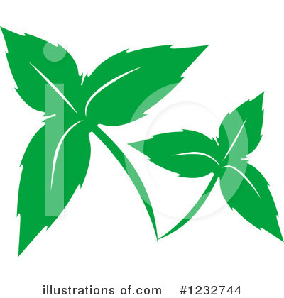 Royalty-Free (RF) Leaf Clipart Illustration by Vector Tradition SM - Stock Sample #1232744