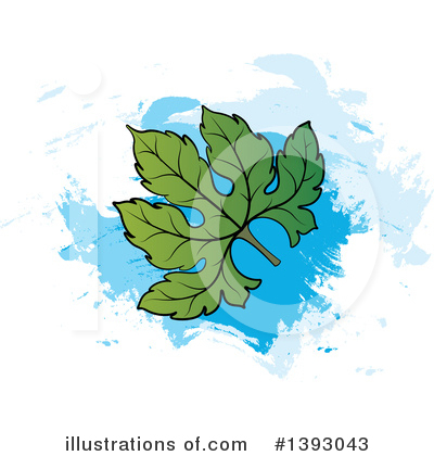 Royalty-Free (RF) Leaf Clipart Illustration by Lal Perera - Stock Sample #1393043