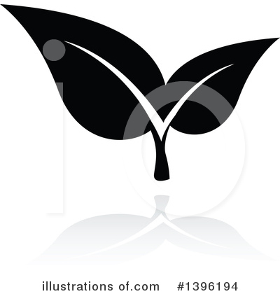 Royalty-Free (RF) Leaf Clipart Illustration by dero - Stock Sample #1396194