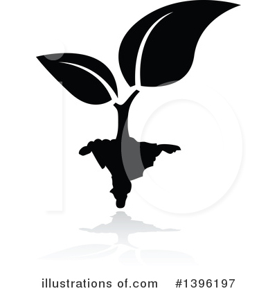 Royalty-Free (RF) Leaf Clipart Illustration by dero - Stock Sample #1396197