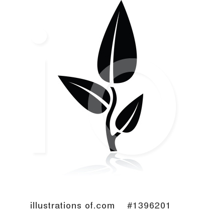 Royalty-Free (RF) Leaf Clipart Illustration by dero - Stock Sample #1396201