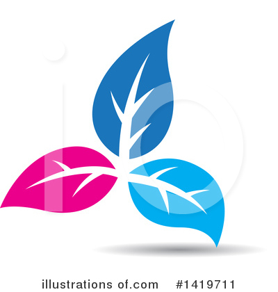 Royalty-Free (RF) Leaf Clipart Illustration by cidepix - Stock Sample #1419711