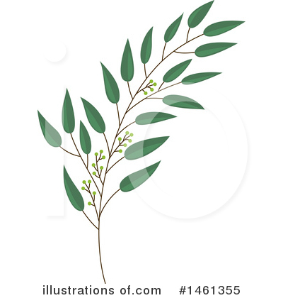 Leaf Clipart #1461355 by Cherie Reve