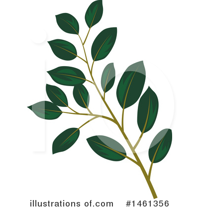 Leaf Clipart #1461356 by Cherie Reve