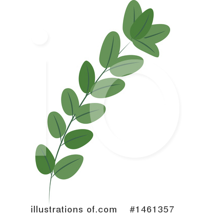 Leaf Clipart #1461357 by Cherie Reve