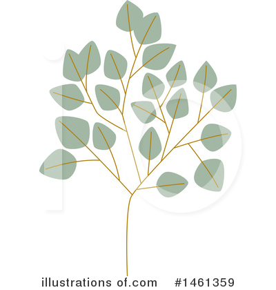 Leaf Clipart #1461359 by Cherie Reve