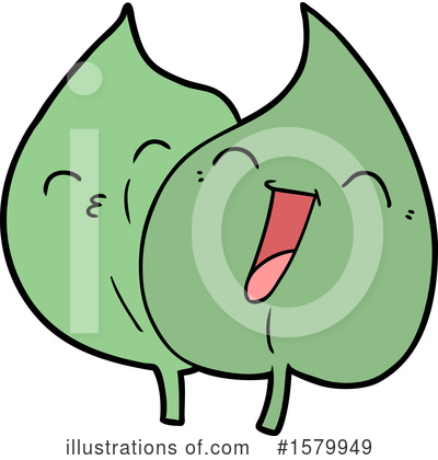 Royalty-Free (RF) Leaf Clipart Illustration by lineartestpilot - Stock Sample #1579949