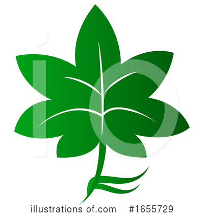 Royalty-Free (RF) Leaf Clipart Illustration by Vector Tradition SM - Stock Sample #1655729