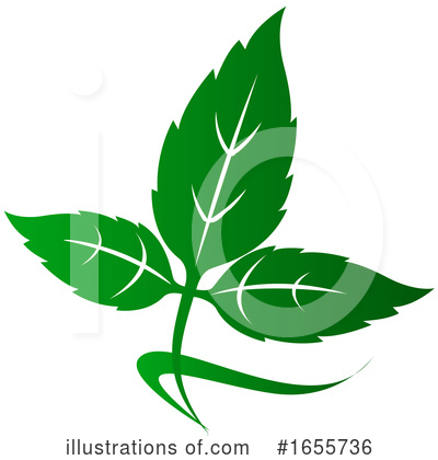 Royalty-Free (RF) Leaf Clipart Illustration by Vector Tradition SM - Stock Sample #1655736