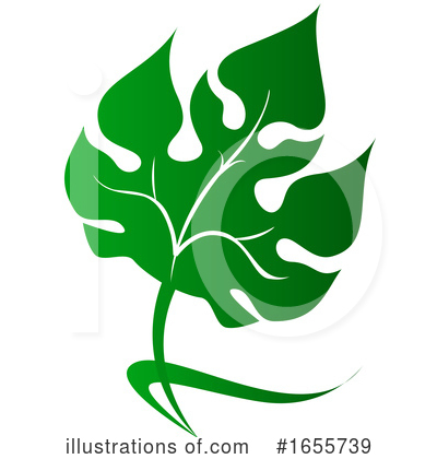 Royalty-Free (RF) Leaf Clipart Illustration by Vector Tradition SM - Stock Sample #1655739