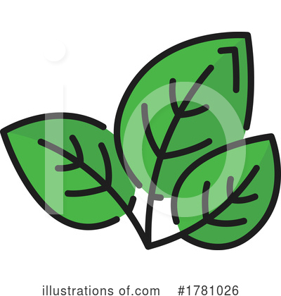 Royalty-Free (RF) Leaf Clipart Illustration by Vector Tradition SM - Stock Sample #1781026