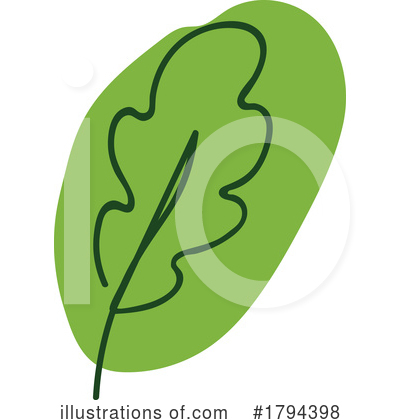 Leaf Clipart #1794398 by Vector Tradition SM