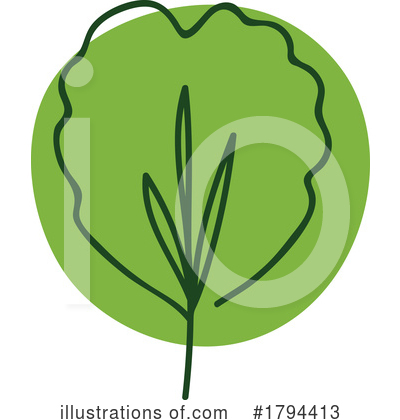 Royalty-Free (RF) Leaf Clipart Illustration by Vector Tradition SM - Stock Sample #1794413