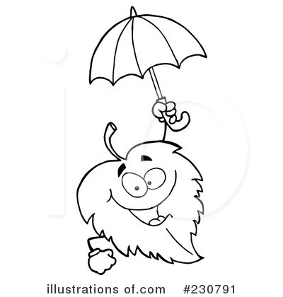 Royalty-Free (RF) Leaf Clipart Illustration by Hit Toon - Stock Sample #230791