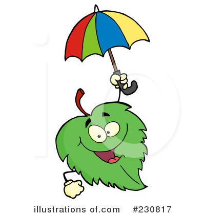Royalty-Free (RF) Leaf Clipart Illustration by Hit Toon - Stock Sample #230817
