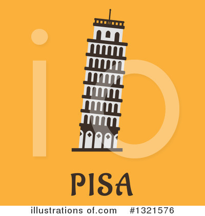 Royalty-Free (RF) Leaning Tower Of Pisa Clipart Illustration by Vector Tradition SM - Stock Sample #1321576