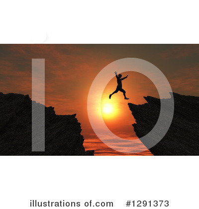Royalty-Free (RF) Leaping Clipart Illustration by KJ Pargeter - Stock Sample #1291373