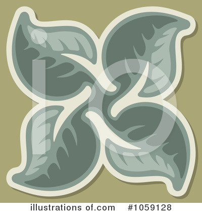 Royalty-Free (RF) Leaves Clipart Illustration by Any Vector - Stock Sample #1059128