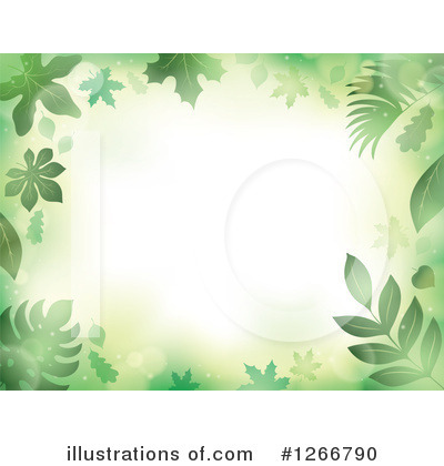 Royalty-Free (RF) Leaves Clipart Illustration by visekart - Stock Sample #1266790