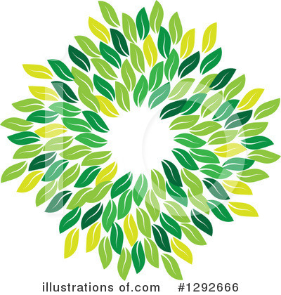 Royalty-Free (RF) Leaves Clipart Illustration by ColorMagic - Stock Sample #1292666