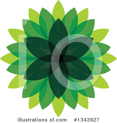 Royalty-Free (RF) Leaves Clipart Illustration by ColorMagic - Stock Sample #1343927