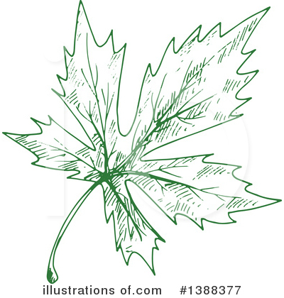 Royalty-Free (RF) Leaves Clipart Illustration by Vector Tradition SM - Stock Sample #1388377