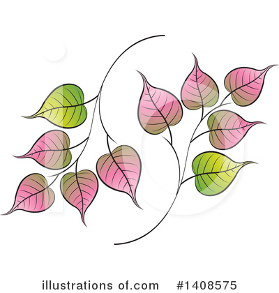 Royalty-Free (RF) Leaves Clipart Illustration by Lal Perera - Stock Sample #1408575