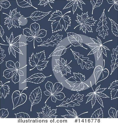 Royalty-Free (RF) Leaves Clipart Illustration by Vector Tradition SM - Stock Sample #1416778