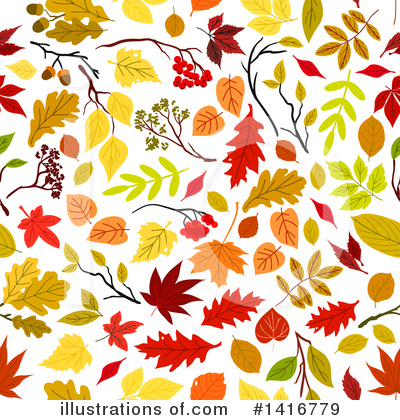 Royalty-Free (RF) Leaves Clipart Illustration by Vector Tradition SM - Stock Sample #1416779