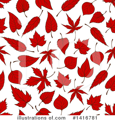 Royalty-Free (RF) Leaves Clipart Illustration by Vector Tradition SM - Stock Sample #1416781