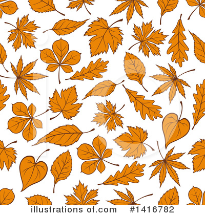 Royalty-Free (RF) Leaves Clipart Illustration by Vector Tradition SM - Stock Sample #1416782