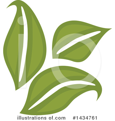 Royalty-Free (RF) Leaves Clipart Illustration by Vector Tradition SM - Stock Sample #1434761