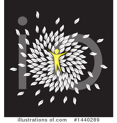 Royalty-Free (RF) Leaves Clipart Illustration by ColorMagic - Stock Sample #1440289