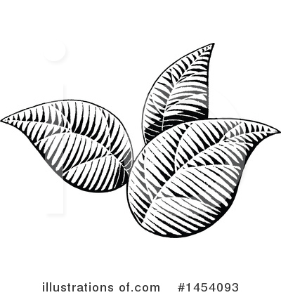 Royalty-Free (RF) Leaves Clipart Illustration by cidepix - Stock Sample #1454093