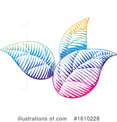 Royalty-Free (RF) Leaves Clipart Illustration by cidepix - Stock Sample #1610228