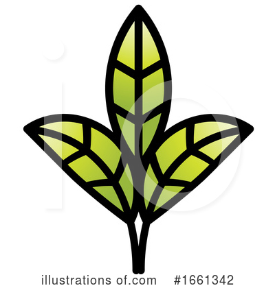 Leaf Clipart #1661342 by Lal Perera
