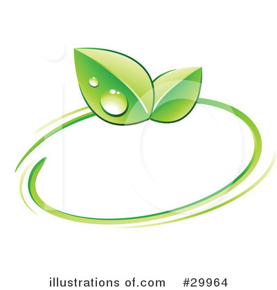 Royalty-Free (RF) Leaves Clipart Illustration by beboy - Stock Sample #29964