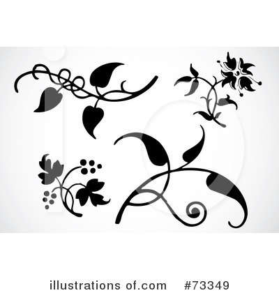 Royalty-Free (RF) Leaves Clipart Illustration by BestVector - Stock Sample #73349